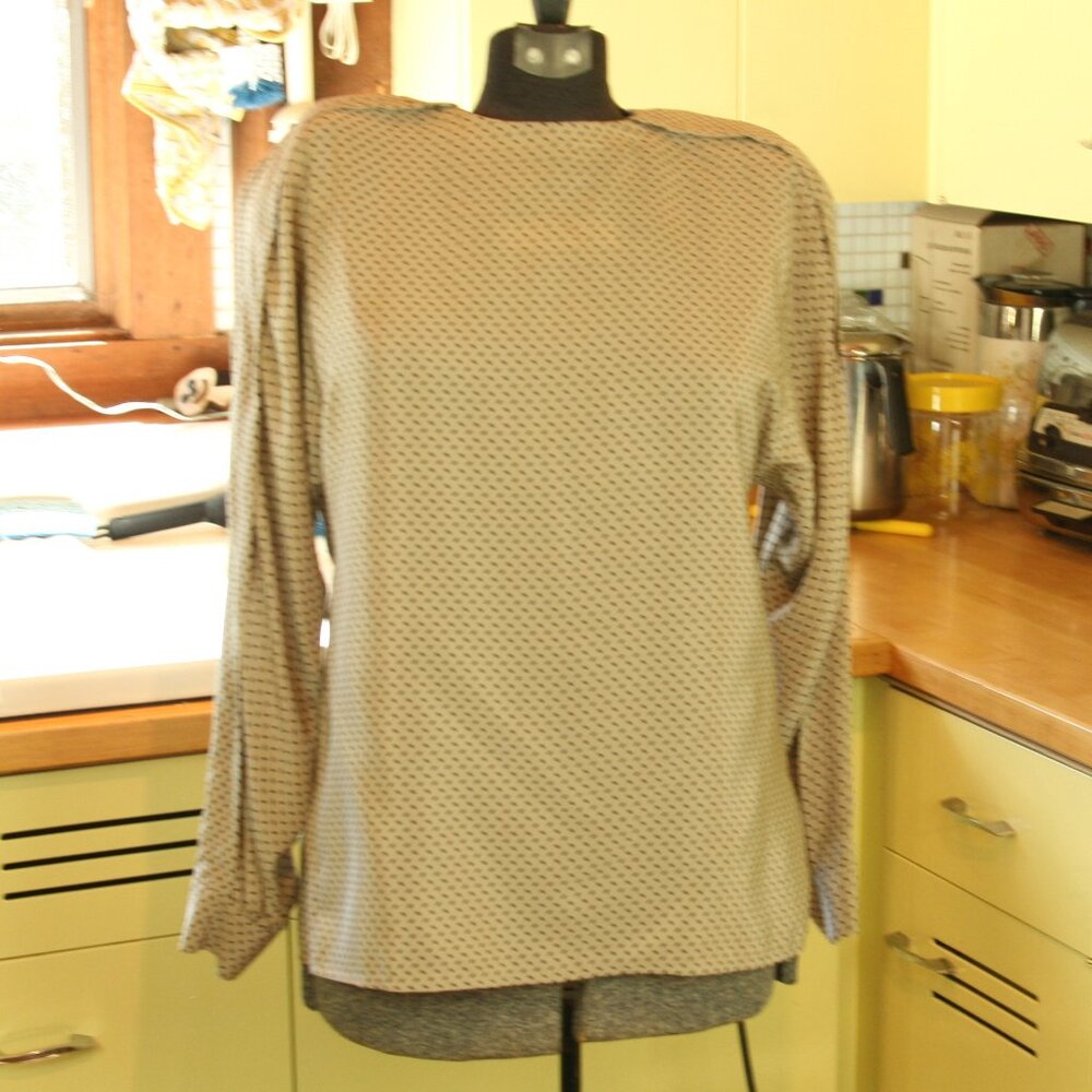 Vintage Paul Stanley Women's Silk Top Shirt